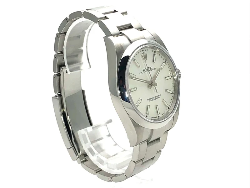 Rolex Oyster Perpetual 39 114300 Weiß aus 2020