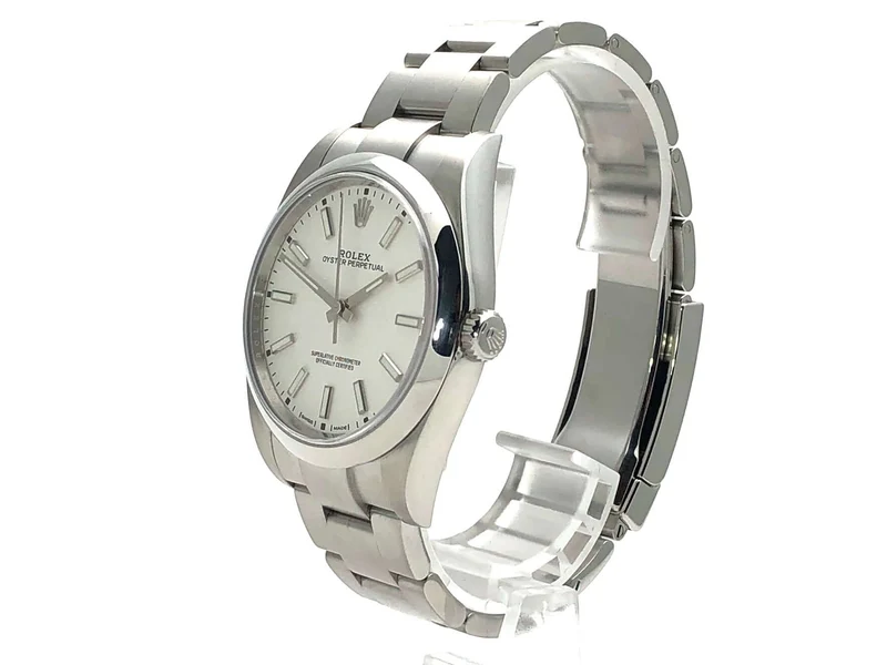 Rolex Oyster Perpetual 39 114300 Weiß aus 2020