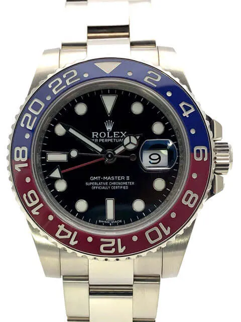Rolex GMT Master II Weißgold 116719BLRO aus 2016