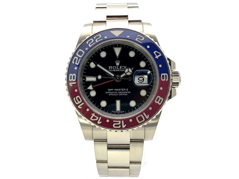 Rolex GMT Master II Weißgold 116719BLRO aus 2016