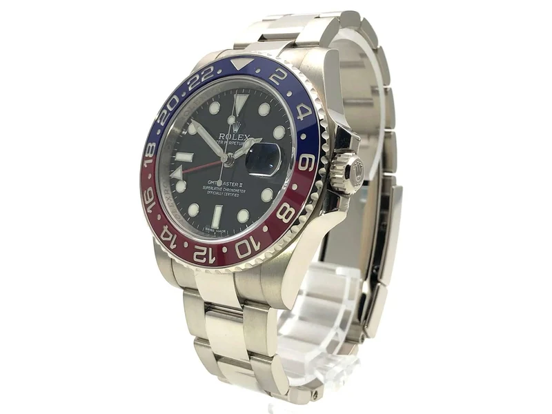 Rolex GMT Master II Weißgold 116719BLRO aus 2016