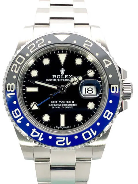 Rolex GMT Master II Edelstahl 116710BLNR ungetragen aus 2015 LC100