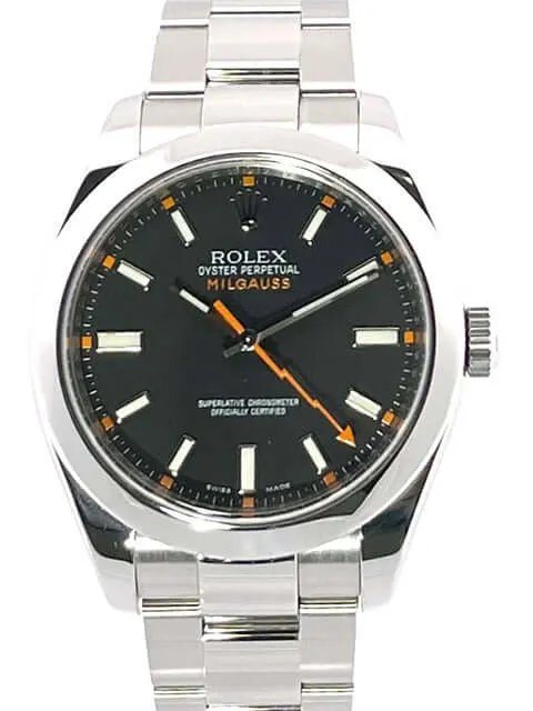 Rolex Milgauss 116400 schwarzes Zifferblatt