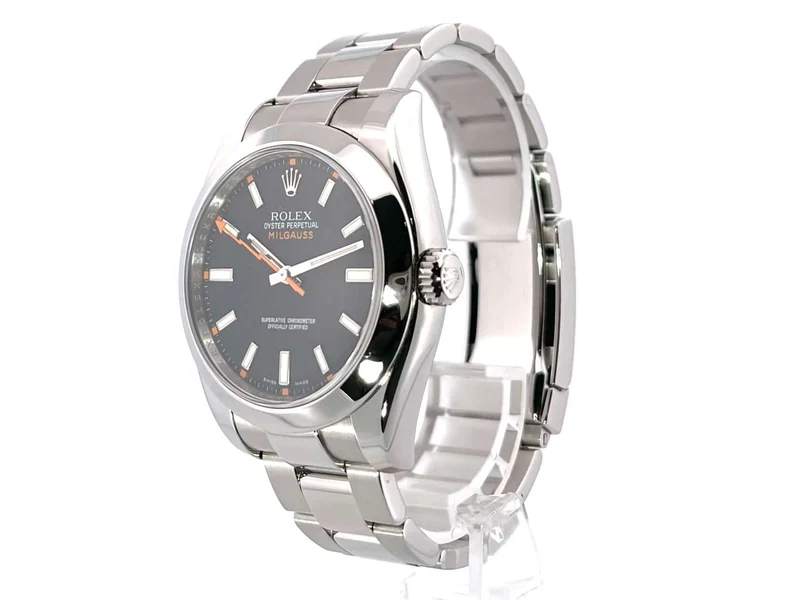 Rolex Milgauss 116400 schwarzes Zifferblatt