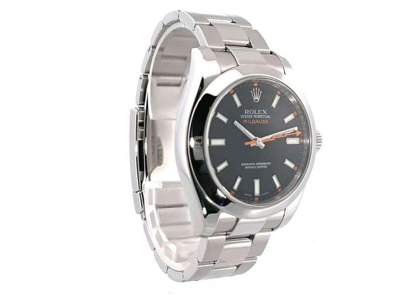 Rolex Milgauss 116400 schwarzes Zifferblatt