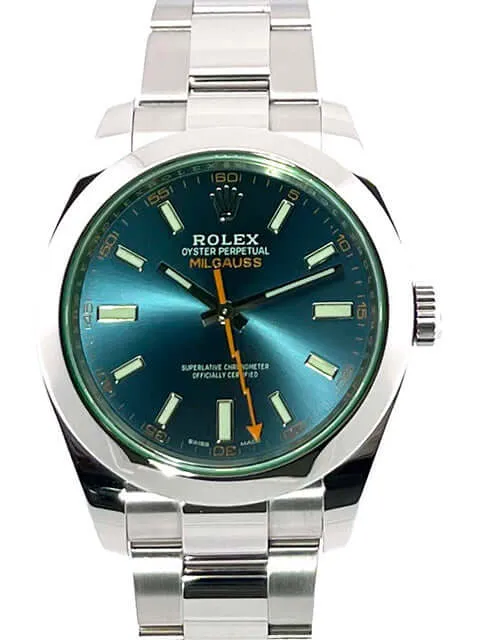 Rolex Oyster Perpetual Milgauss 116400GV Blue