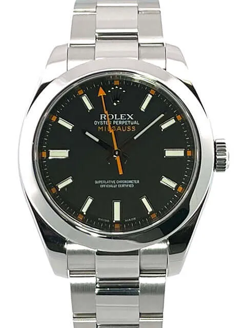 Rolex Milgauss 116400 schwarzes Zifferblatt aus 2008