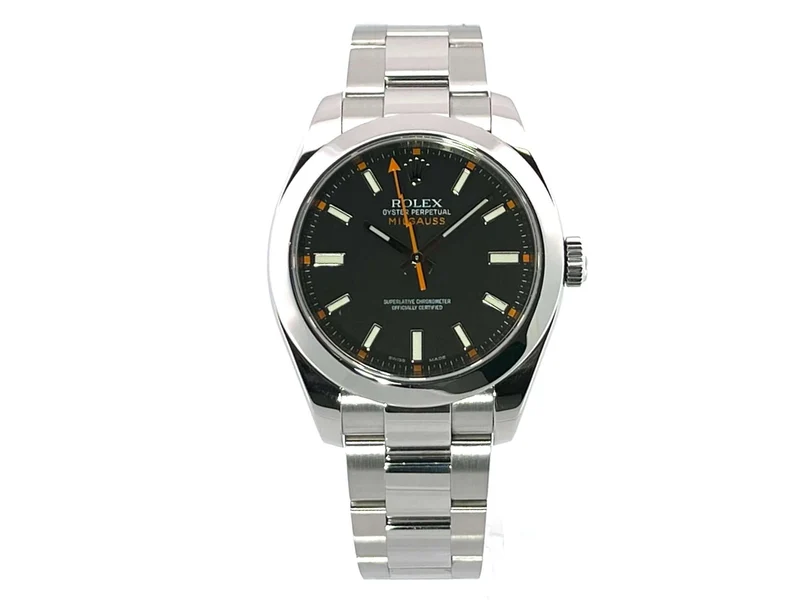 Rolex Milgauss 116400 schwarzes Zifferblatt aus 2008