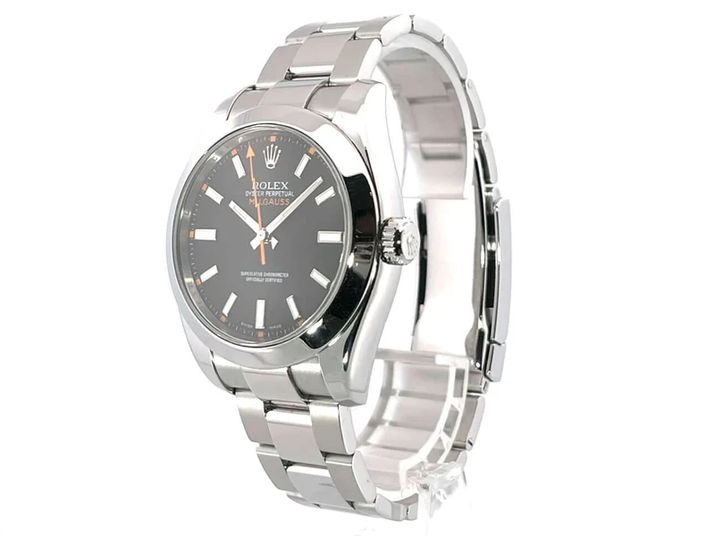 Rolex Milgauss 116400 schwarzes Zifferblatt aus 2008
