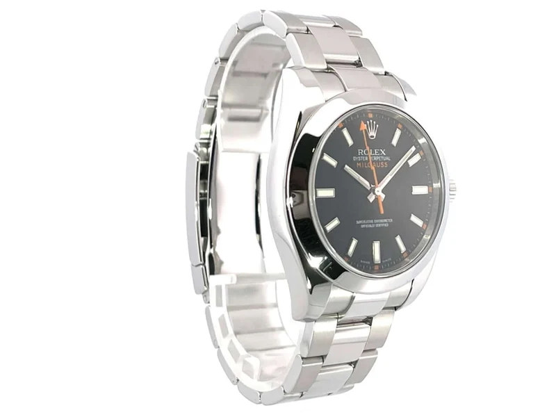Rolex Milgauss 116400 schwarzes Zifferblatt aus 2008