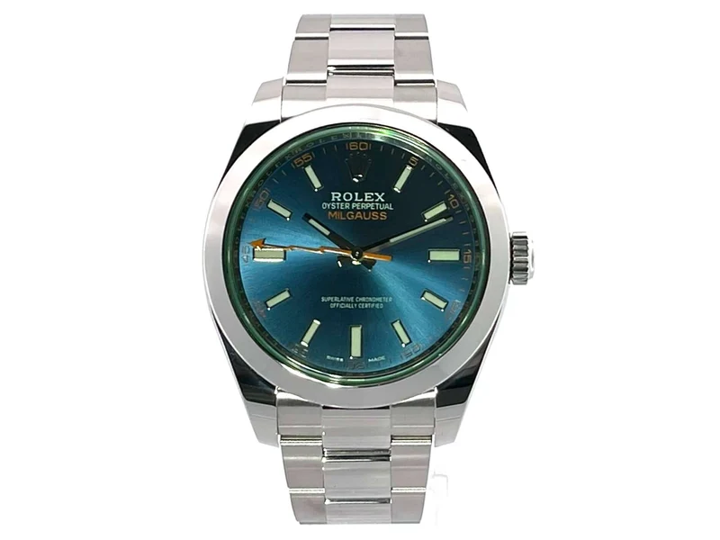 Rolex Oyster Perpetual Milgauss 116400GV Blue aus 2020