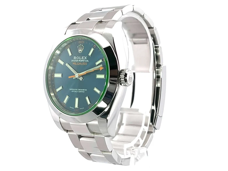 Rolex Oyster Perpetual Milgauss 116400GV Blue aus 2020