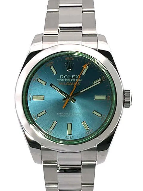 Rolex Oyster Perpetual Milgauss GV Blue 116400GV aus 2015 Service 2022