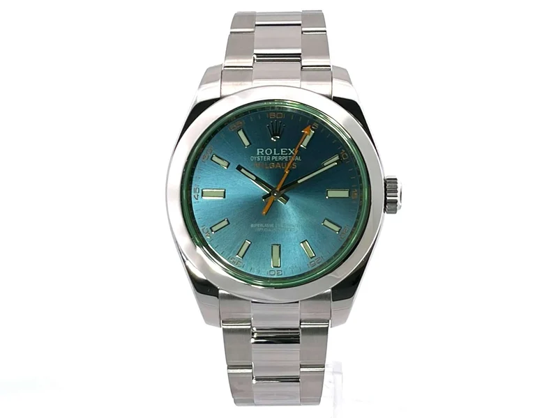 Rolex Oyster Perpetual Milgauss GV Blue 116400GV aus 2015 Service 2022