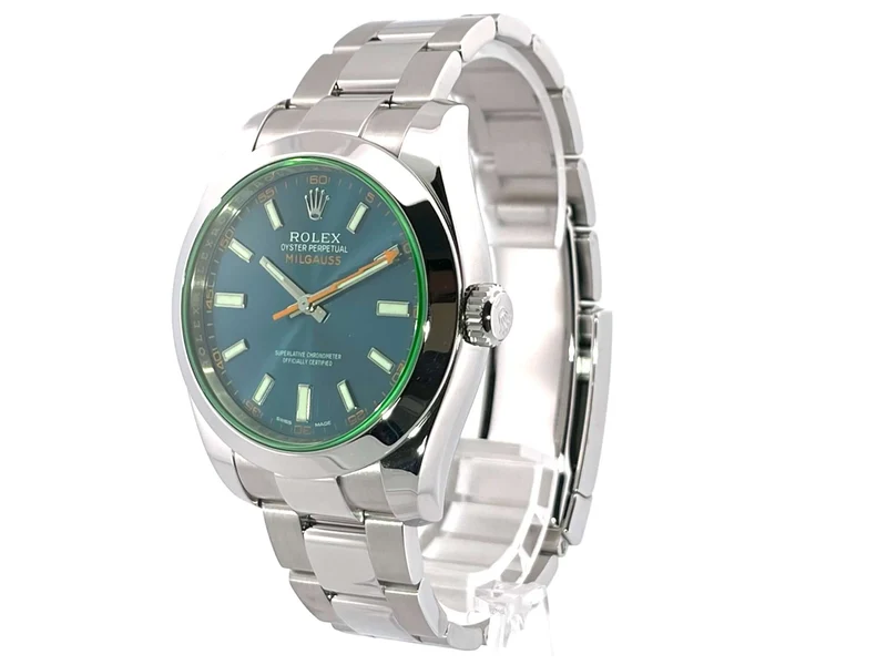 Rolex Oyster Perpetual Milgauss GV Blue 116400GV aus 2015 Service 2022
