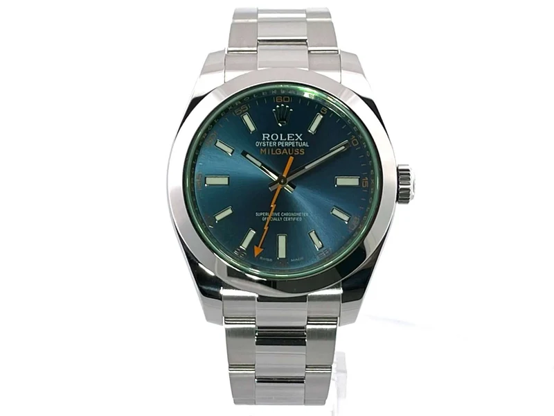 Rolex Oyster Perpetual Milgauss 116400GV Blue aus 2016