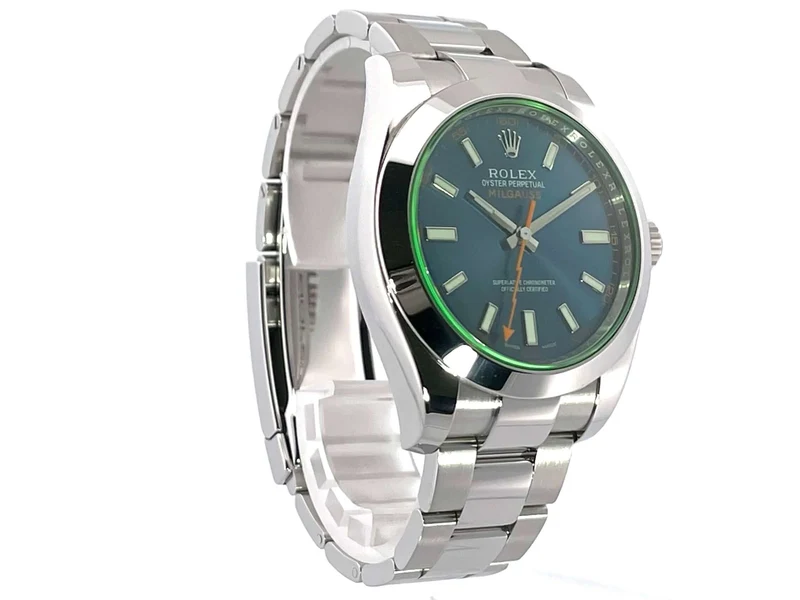 Rolex Oyster Perpetual Milgauss 116400GV Blue aus 2016