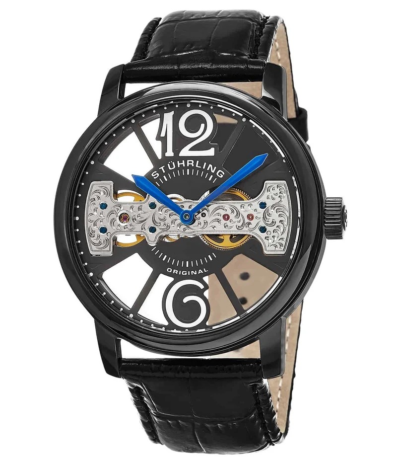 Stührling Winchester County 785 Hand-wind 46mm Skeleton