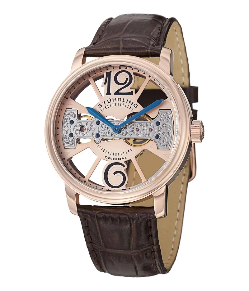 Stührling Winchester County 785 Hand-wind 46mm Skeleton