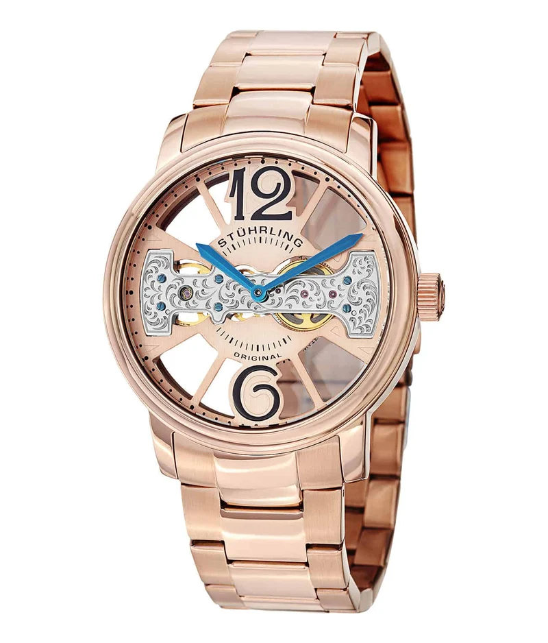 Stührling Winchester County Elite 785B Hand-wind 46mm Skeleton