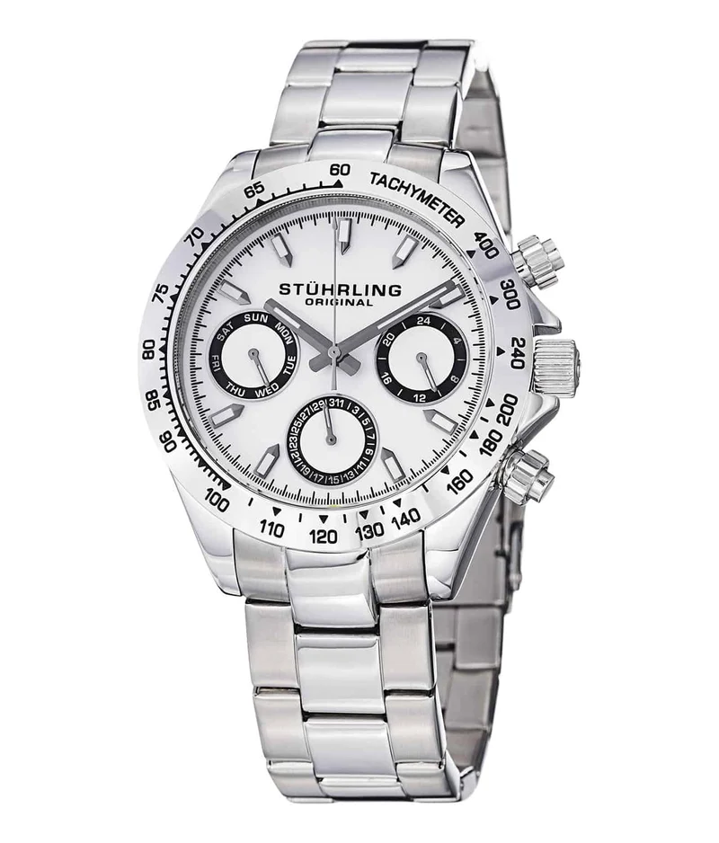 Stührling Triumph Elite 525 Quartz 42mm Chronograph