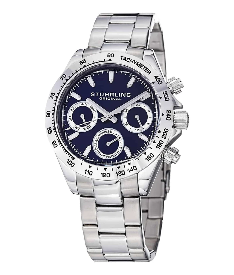 Stührling Triumph Elite 525 Quartz 42mm Chronograph
