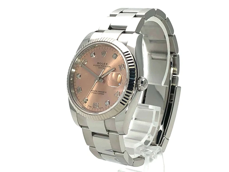 Rolex Oyster Perpetual Date 34 115234 Pink DIA ungetragen 2019 LC100