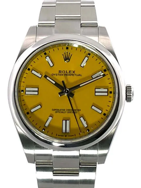 Rolex Oyster Perpetual 41 Ref. 124300 Gelb