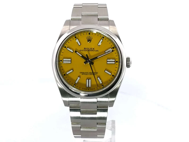 Rolex Oyster Perpetual 41 Ref. 124300 Gelb