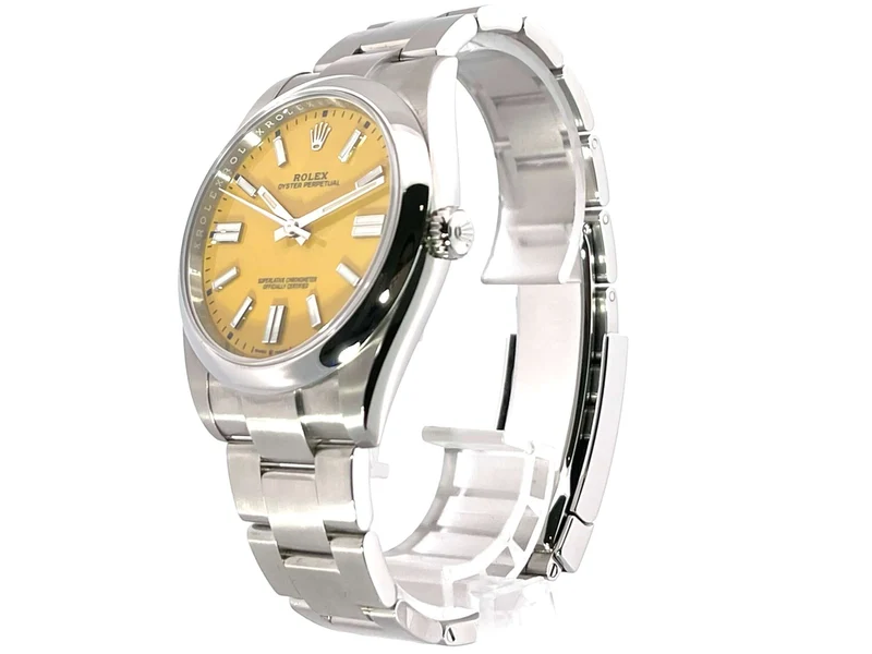 Rolex Oyster Perpetual 41 Ref. 124300 Gelb
