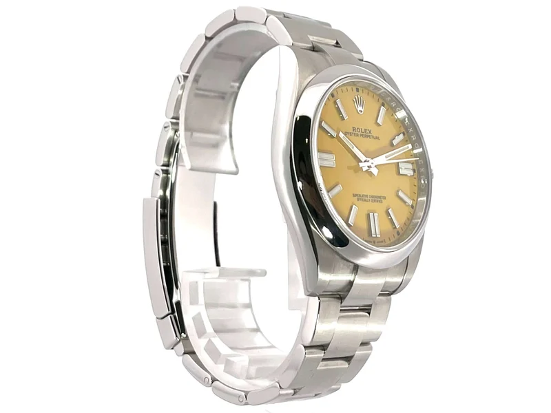 Rolex Oyster Perpetual 41 Ref. 124300 Gelb