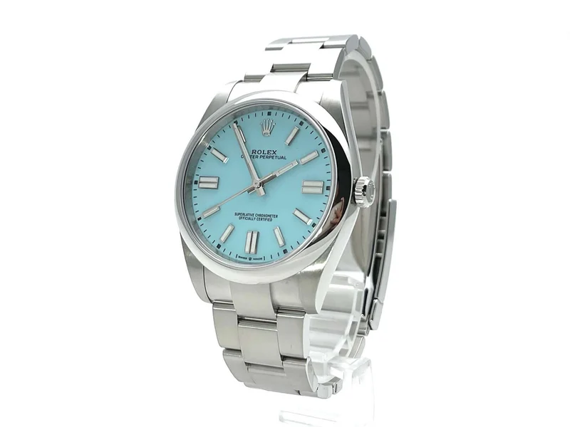 Rolex Oyster Perpetual 41 Ref. 124300 Türkisblau