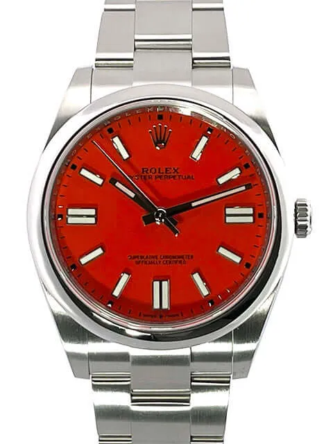 Rolex Oyster Perpetual 41 Ref. 124300 Korallenrot