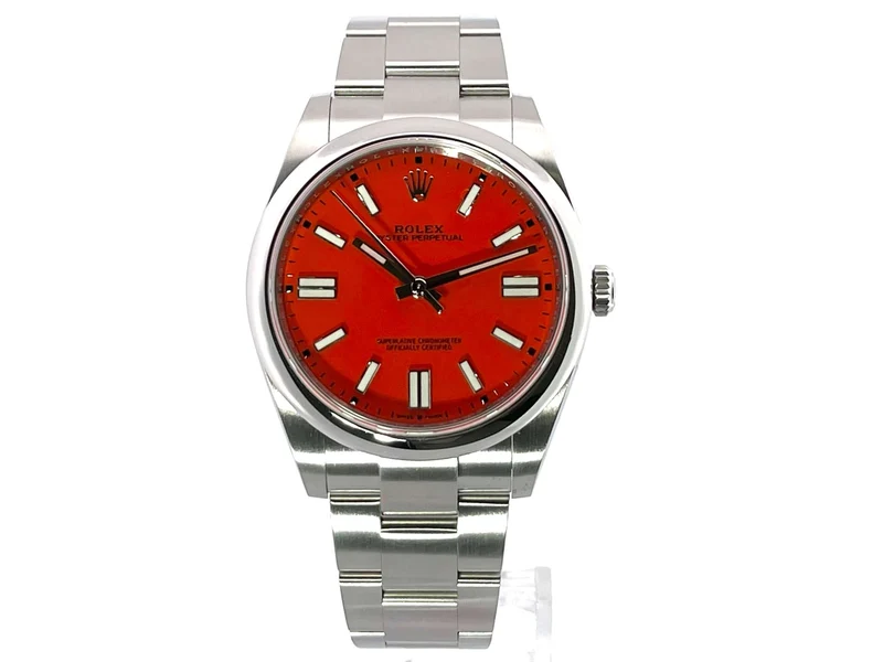 Rolex Oyster Perpetual 41 Ref. 124300 Korallenrot