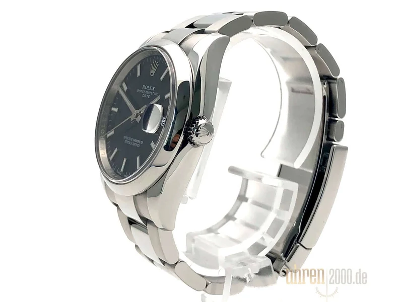 Rolex Oyster Perpetual Date 34 115200 Schwarz aus 2016