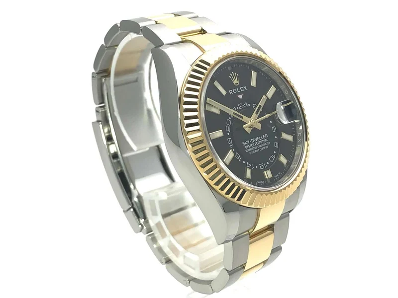Rolex Sky-Dweller 326933 Schwarz aus 2018 ungetragen