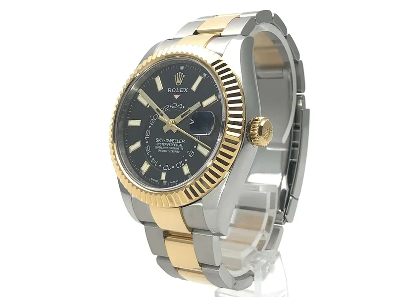 Rolex Sky-Dweller 326933 Schwarz aus 2018 ungetragen