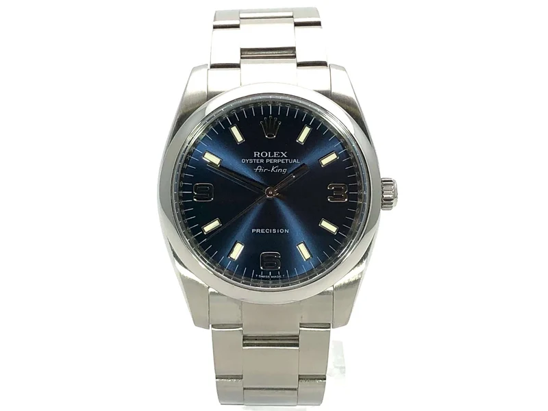 Rolex Oyster Perpetual 34 Air King 114200 Blau LC100
