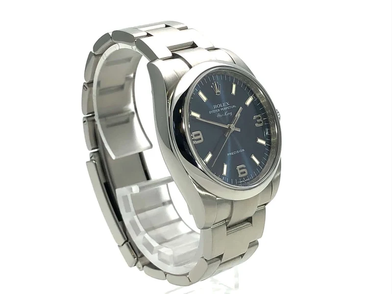 Rolex Oyster Perpetual 34 Air King 114200 Blau LC100