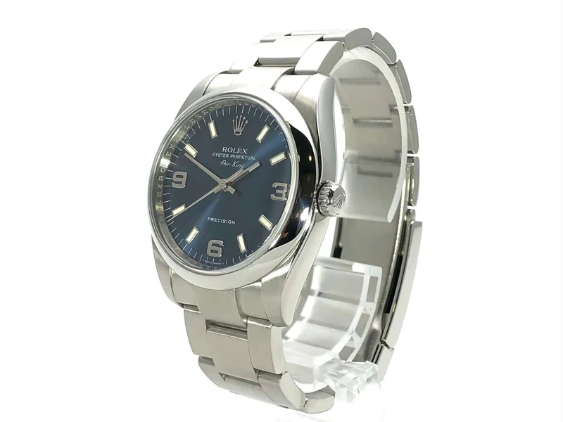 Rolex Oyster Perpetual 34 Air King 114200 Blau LC100