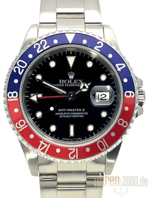 Rolex GMT Master II Ref. 16710 Pepsi aus 1996 LC100