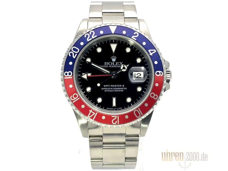 Rolex GMT Master II Ref. 16710 Pepsi aus 1996 LC100