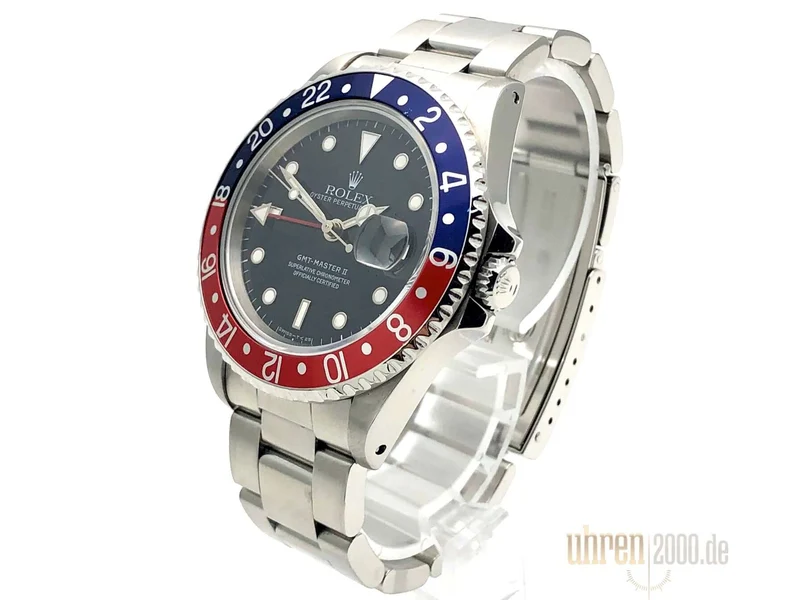 Rolex GMT Master II Ref. 16710 Pepsi aus 1996 LC100