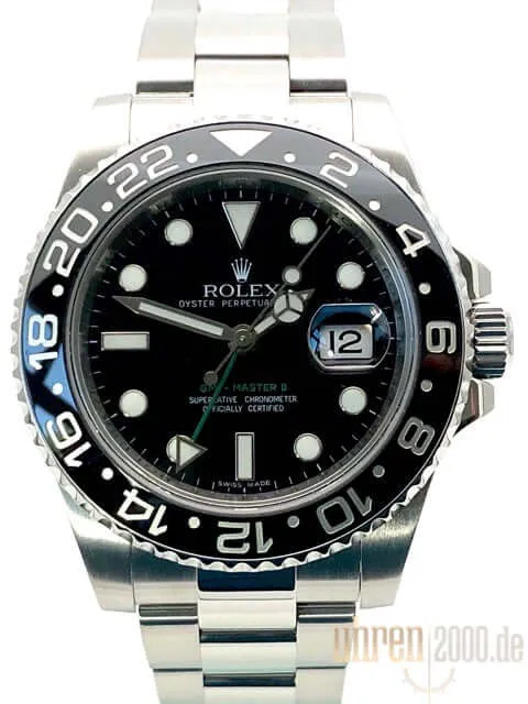 Rolex GMT-Master II Edelstahl 116710LN aus 2010 LC100