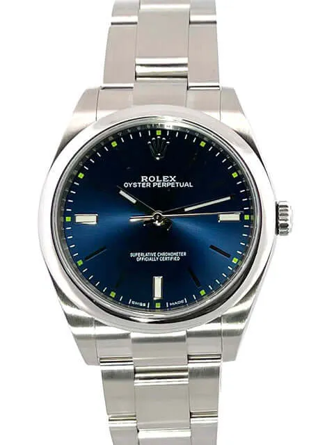 Rolex Oyster Perpetual 39 114300 Blau