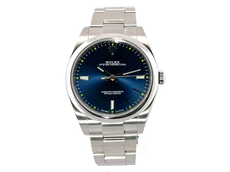 Rolex Oyster Perpetual 39 114300 Blau