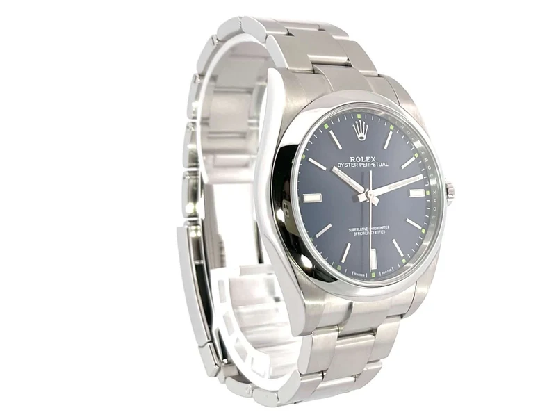 Rolex Oyster Perpetual 39 114300 Blau