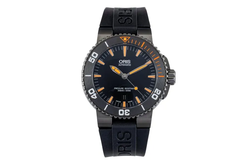 Oris Aquis Date steel automatic men's watch 01 733 7653 4259-07 4 26 34GEB LP: 1800EUR [2602042]