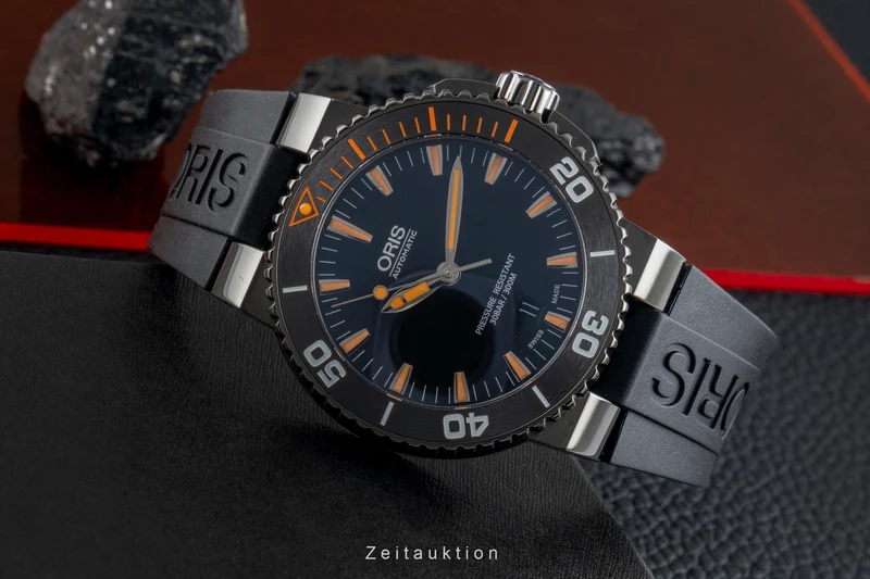 Oris Aquis Date steel automatic men's watch 01 733 7653 4259-07 4 26 34GEB LP: 1800EUR [2602042]