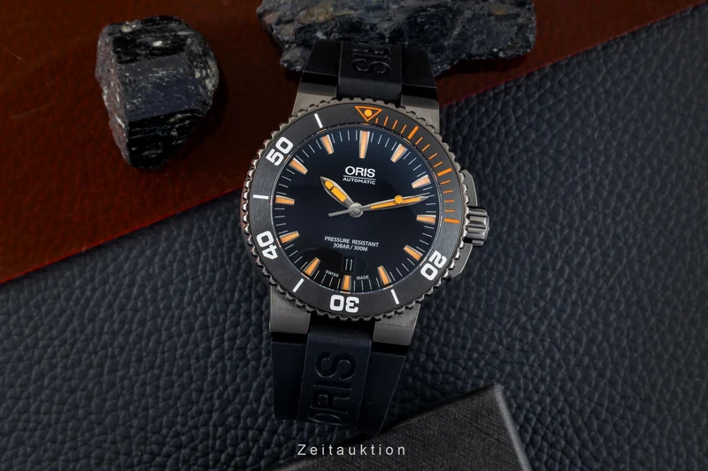 Oris Aquis Date steel automatic men's watch 01 733 7653 4259-07 4 26 34GEB LP: 1800EUR [2602042]